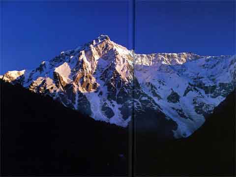 
Nanga Parbat Rupal Face At Sunrise - Nanga Parbat: La Montagna Nuda book
